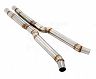 Meisterschaft by GTHAUS Cat-Back Exhaust Mid Pipes - Resonator Delete Type (Titanium) for Mercedes S-Class W222