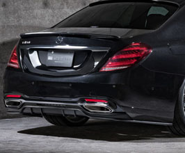 Mz Speed Prussian Blue Aero Rear under Spoiler for Mercedes S-Class W222