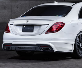 Mz Speed Prussian Blue Aero Rear Under Spoiler for Mercedes S-Class W222 S400h / S550 AMG