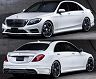 Mz Speed Prussian Blue Aero Spoiler Lip Kit for Mercedes S-Class W222 S300h AMG