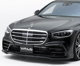 WALD Sports Line Black Bison Edition Front Half Spoiler for Mercedes S-Class AMG W223
