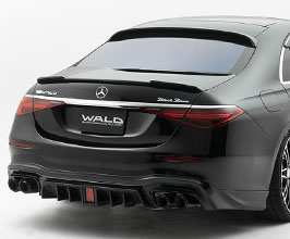 WALD Sports Line Black Bison Edition Rear Half Spoiler Diffuser for Mercedes S-Class AMG W223