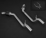 Capristo Middle Silencer Bypass Pipes with Sports Cats - 100 Cell (Stainless) for Mercedes SL63 AMG R231