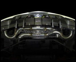 Power Craft Hybrid Exhaust Muffler System with Valves and Mid Pipes (Stainless) for Mercedes SLS R197