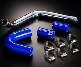 JUN Radiator Pipe Kit - Lower (Aluminum and Silicone) for Mitsubishi Lancer Evo X 4B11