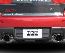 HKS Racing Mufflers (SUS409) for Mitsubishi Lancer Evo X