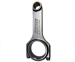 MANLEY Economical H-Beam Connecting Rod - H-Tuff Plus for High Boost (Steel) for Mitsubishi Lancer Evo X