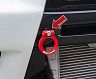 OYUKAMA Carbing Flip Up Towing Hook - Front (Steel) for Mitsubishi Lancer Evo X