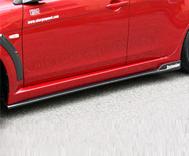 ChargeSpeed Bottom Line Side Under Spoilers - Type 2 for Mitsubishi Lancer Evo X