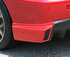 ChargeSpeed Aero Rear Side Half Spoilers (FRP) for Mitsubishi Lancer Evo X