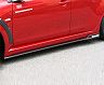 ChargeSpeed Bottom Line Side Under Spoilers - Type 2 for Mitsubishi Lancer Evo X