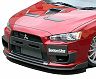 ChargeSpeed Bottom Line Front Lip Spoiler - Type 2 for Mitsubishi Lancer Evo X