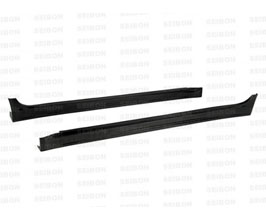 Seibon VR Style Side Steps (Carbon Fiber) for Mitsubishi Lancer Evo X