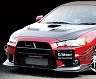 Varis Aero Front Lip Spoiler for Mitsubishi Lancer Evo X