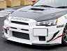 Aero Tech DIRect Aero Front Bumper (FRP) for Mitsubishi Lancer Evo X