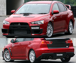 ChargeSpeed Bottom Line Spoiler Lip Kit - Type 1 for Mitsubishi Lancer Evo X