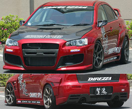 ChargeSpeed Aero Wide Body Kit (FRP) for Mitsubishi Lancer Evo X