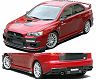 ChargeSpeed Bottom Line Spoiler Lip Kit - Type 2 for Mitsubishi Lancer Evo X