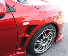 C-West Front 10mm Wide Fenders for Mitsubishi Lancer Evo X