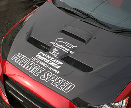 ChargeSpeed Front Hood Bonnet - Type 1 for Mitsubishi Lancer Evo X