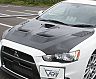 Garage Vary Front Hood Bonnet with Vents for Mitsubishi Lancer Evo X