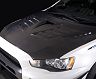 Varis Front Hood Bonnet with Cooling Vent - Version 2 System 2 for Mitsubishi Lancer Evo X