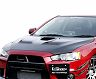 Varis Front Hood Bonnet with Cooling Vent for Mitsubishi Lancer Evo X