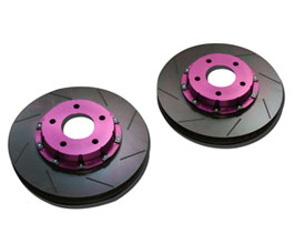 Biot 2-Piece Gout Type Brake Rotors - Front 350mm for Mitsubishi Lancer Evo X