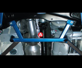 Cusco Lower Floor Bar Power Brace - Front (Steel) for Mitsubishi Lancer Evo X