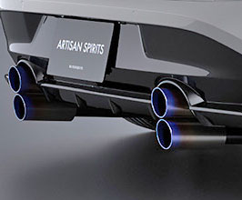 Artisan Spirits Sports Line Black Label Full Ti Exhaust System with Quad Tips (Titanium) for Nissan Z RZ34