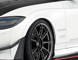 Varis Arising I Front 8mm Wide Over Fenders (FRP) for Nissan Z RZ34