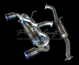 Power Craft Tornado Exhaust System with Valve and Tips - Single Inlet (Stainless) for Nissan Fairlady Z33