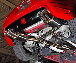 ROWEN PREMIUM01S Catback Exhaust System with Quad Tips (Stainless) for Nissan Fairlady Z33