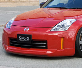 INGS1 LX-SPORT Front Half Spoiler (FRP) for Nissan 350Z Z33