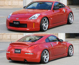 INGS1 LX-SPORT Half Spoiler Lip Kit (FRP) for Nissan 350Z Z33