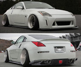 Spirit Rei KAEN Aero Front Bumper with Under Spoiler Kit (FRP) for Nissan 350Z Z33