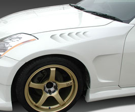 Border Racing Aero Vented Front Fenders (FRP) for Nissan 350Z Z33