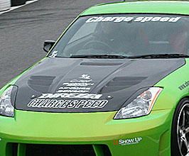 ChargeSpeed Front Hood Bonnet with Vents for Nissan 350Z Z33