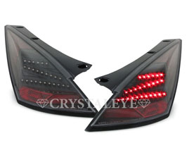 Crystal Eye LED Flowing Sequential Taillights (Black) for Nissan Fairlady Z33