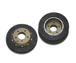 Biot 3-Piece D Nut Type Brake Rotors - Rear 308mm for Nissan Fairlady Z33