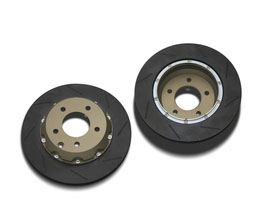 Biot 3-Piece D Nut Type Brake Rotors - Rear 308mm for Nissan 350Z Z33