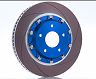 Endless Racing Brake Rotors - Front 2-Piece with Curving Slits for Nissan 350Z Z34 with Brembo Calipers