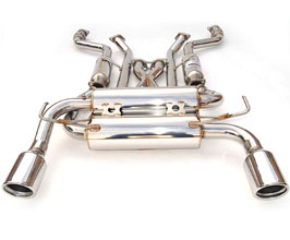 Invidia Gemini Catback Exhaust System with Rolled Tips (Stainless) for Nissan Fairlady Z34