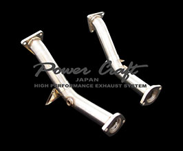 Power Craft Racing Straight Cat Bypass Pipes (Stainless) for Nissan 370Z Z34