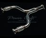 Power Craft Front Y Pipes - 54mm to 70mm (Stainless) for Nissan 370Z Z34