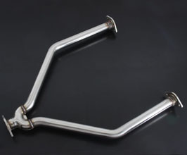 Sense Brand Stealth Bottom-Raising Front Pipes - Straight Ver (Stainless) for Nissan Fairlady Z34