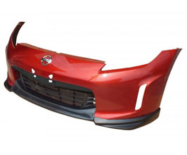 Aero Workz Front Lip 3-Piece Spoiler (FRP with Carbon Fiber) for Nissan 370Z Z34