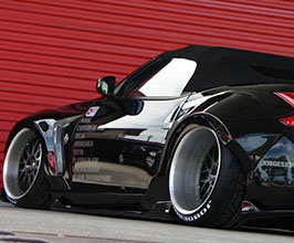 Job Design Guns Style Stance Generation Aero Front and Rear Wide Fenders Set (FRP) for Nissan Fairlady Z34