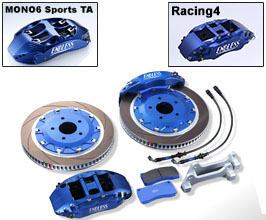 Endless Brake Caliper Kit - Front MONO6 Sports TA 370mm and Rear Racing4 332mm for Nissan 370Z Z34