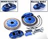 Endless Brake Caliper Kit - Front MONO6 Sports TA 370mm and Rear Racing BIG4r 355mm for Nissan 370Z Z34 with Akebono Calipers